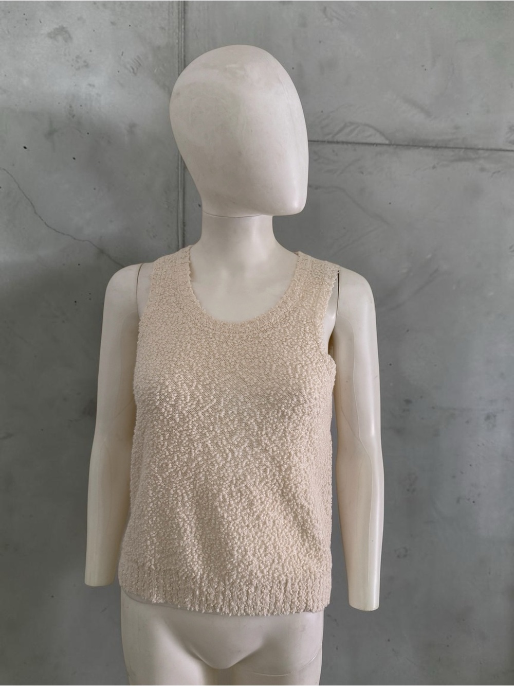 Christian Dior Cotton and Wool Blend Knit Twin Set Ecru - Picture 6 of 12